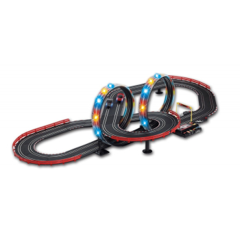 6-metrowy Tor wyścigowy dla dzieci 3-8 lat + Świetlne pętle 360 + 2 autka + Licznik okrążeń